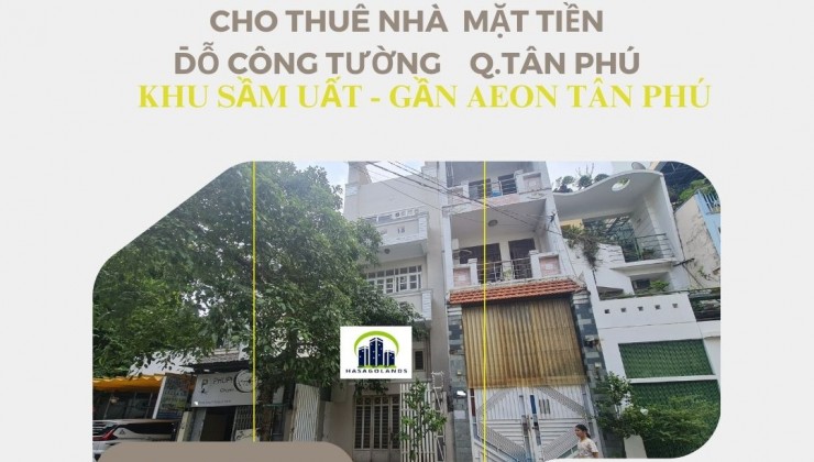 CỰC HIẾM- Cho thuê nhà 2  Mặt Tiền Lũy Bán Bích 60m2, 6 Lầu-Thang Máy